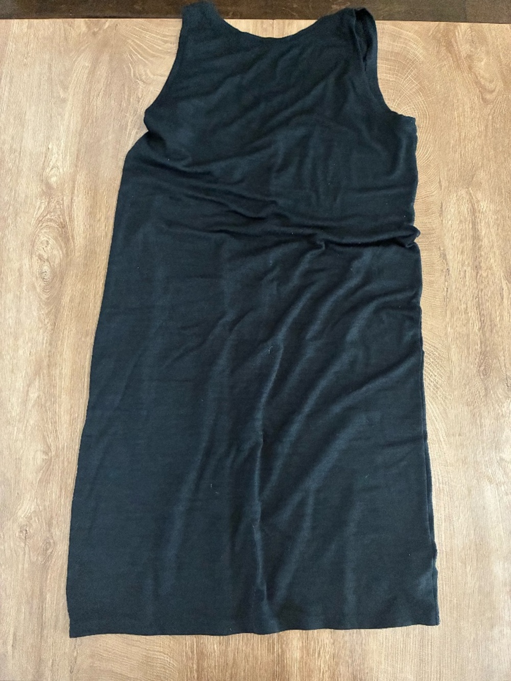 GAP Black Sleeveless Maxi Dress Scoop Neck Casual Size Medium